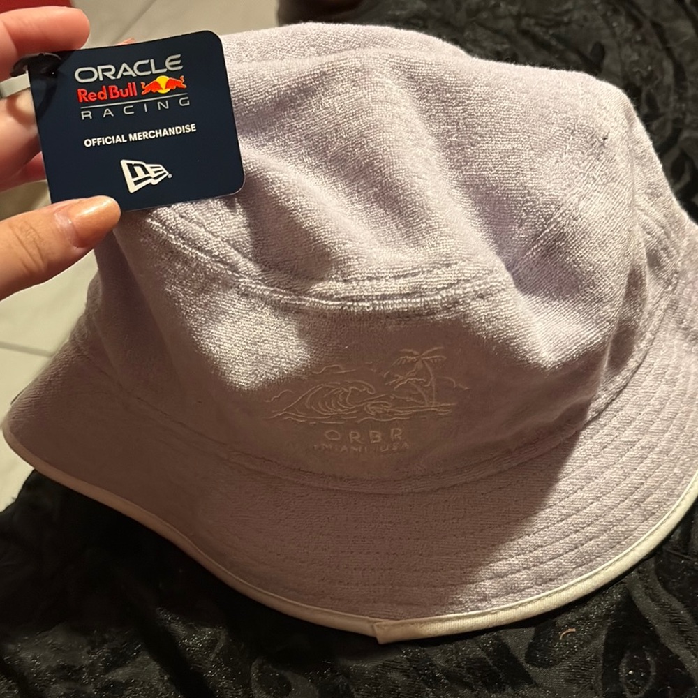 Limited edition Red Bull Racing Miami lavender Bucket Hat
